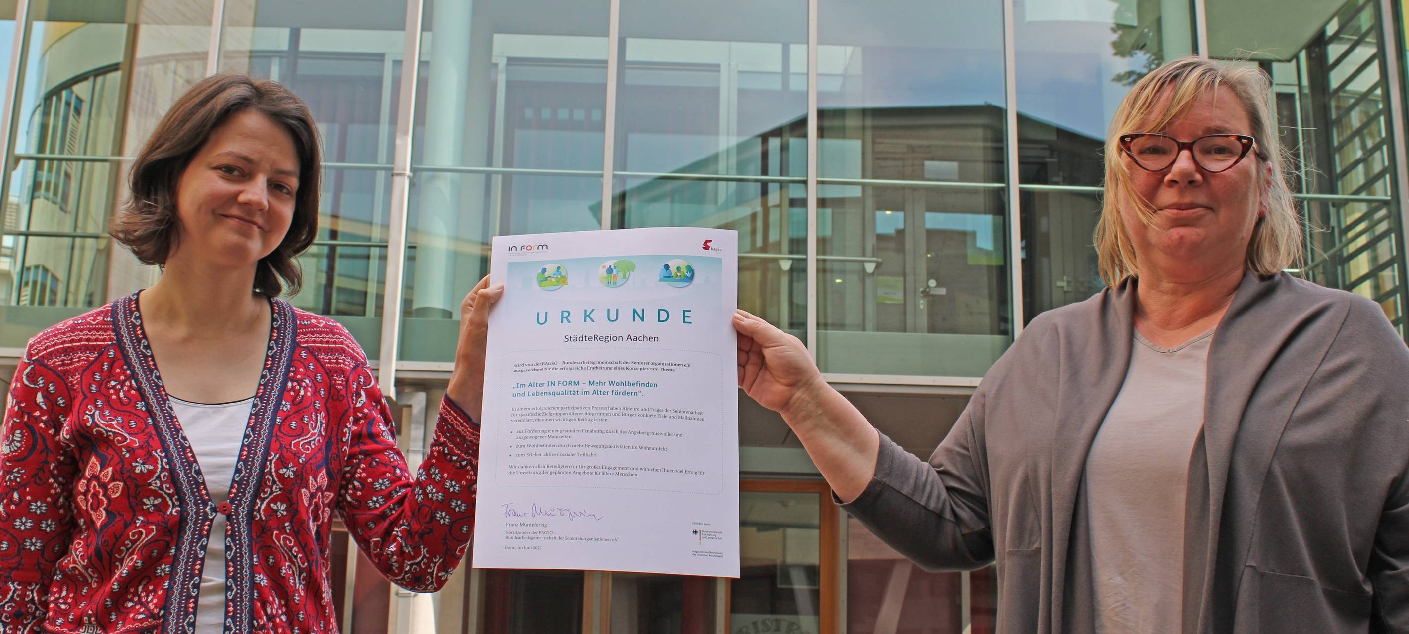 Seniorenarbeit ausgezeichnet