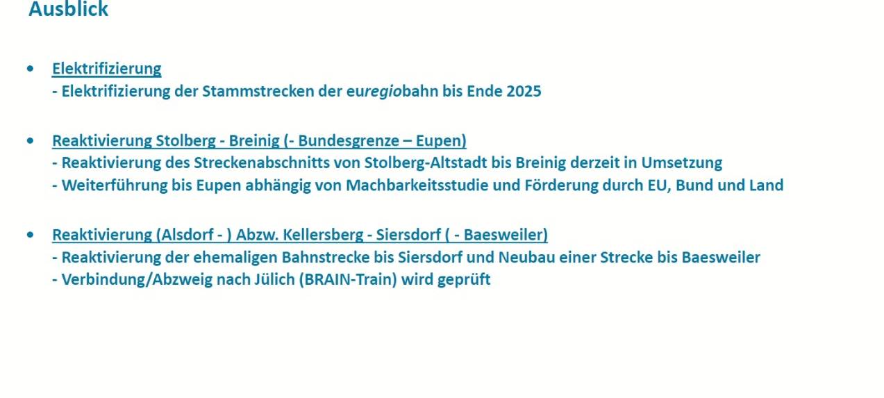 20 Jahre Euregiobahn: Neuerungen zum Jubiläum