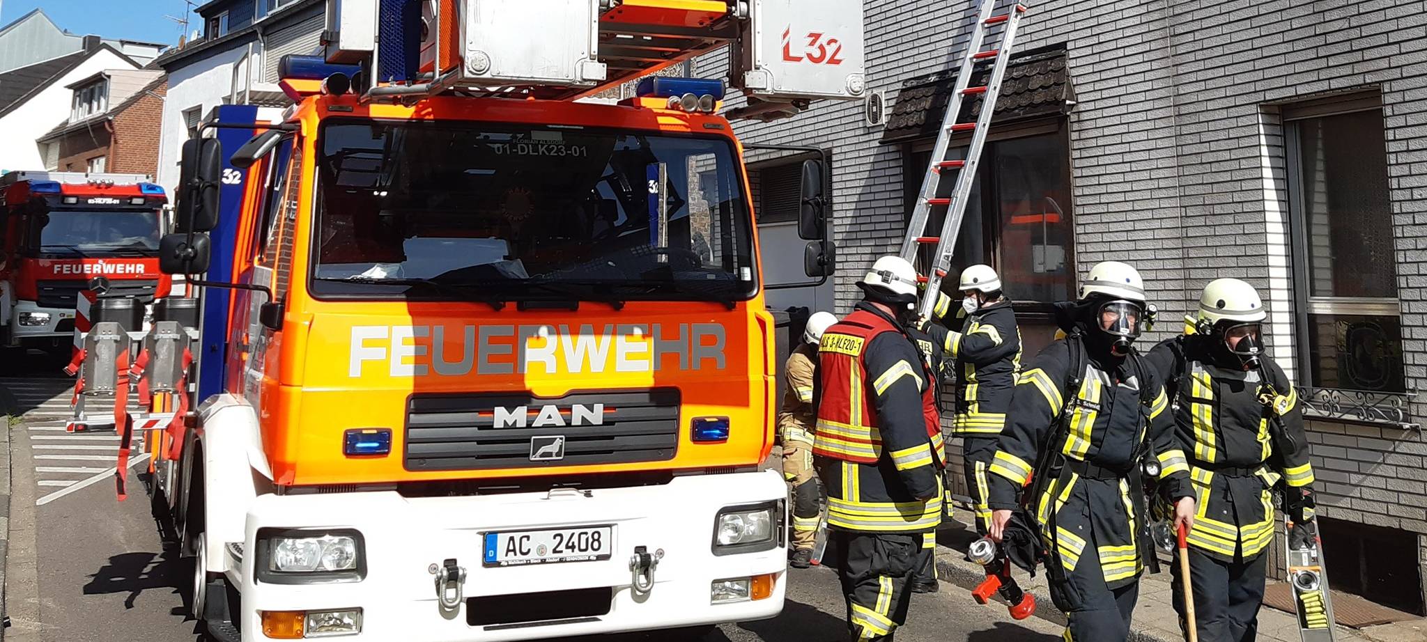 Wieder hat ein Mehrfamilienhaus in Alsdorf gebrannt