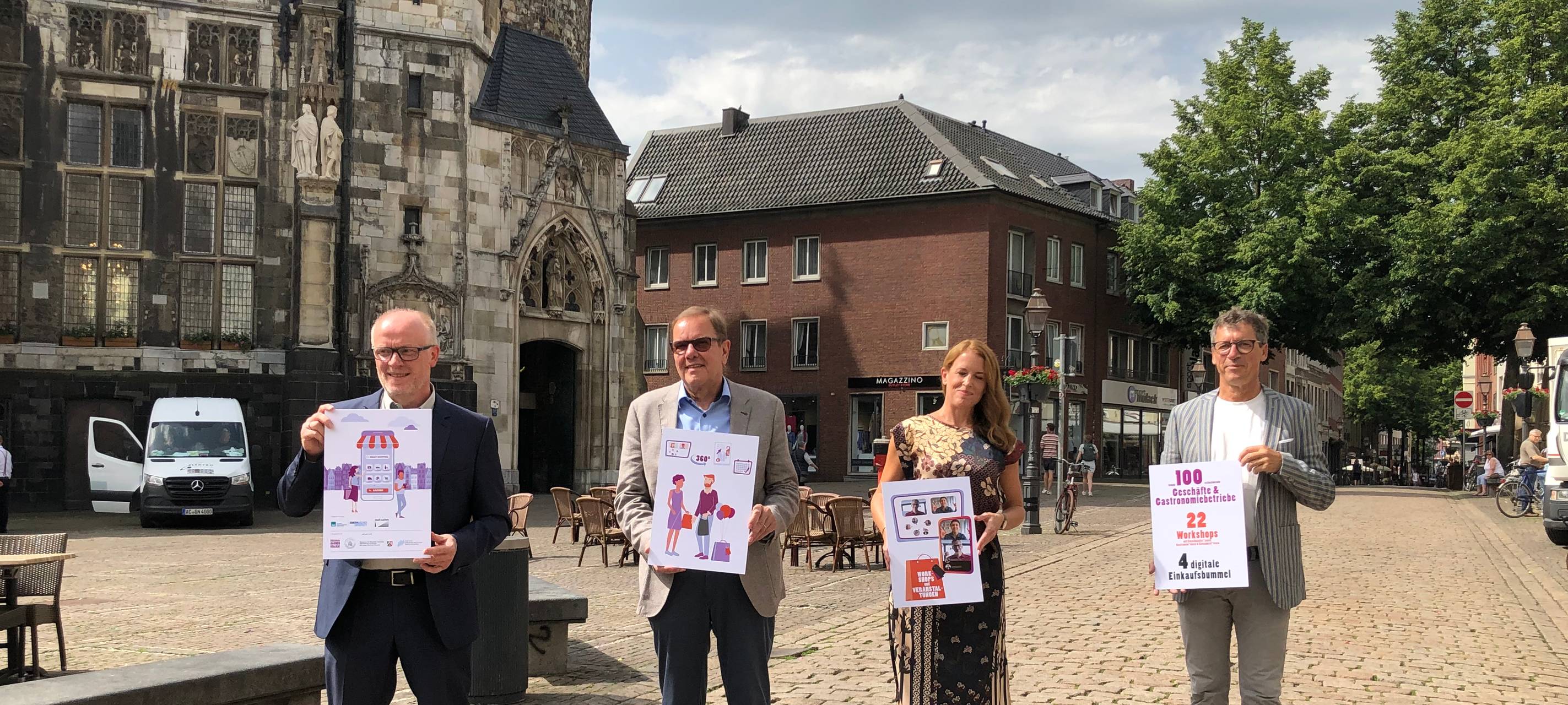 Projekt "Hybrider Einzelhandel Aachen" hilft Gastronomen und Einzelhändlern