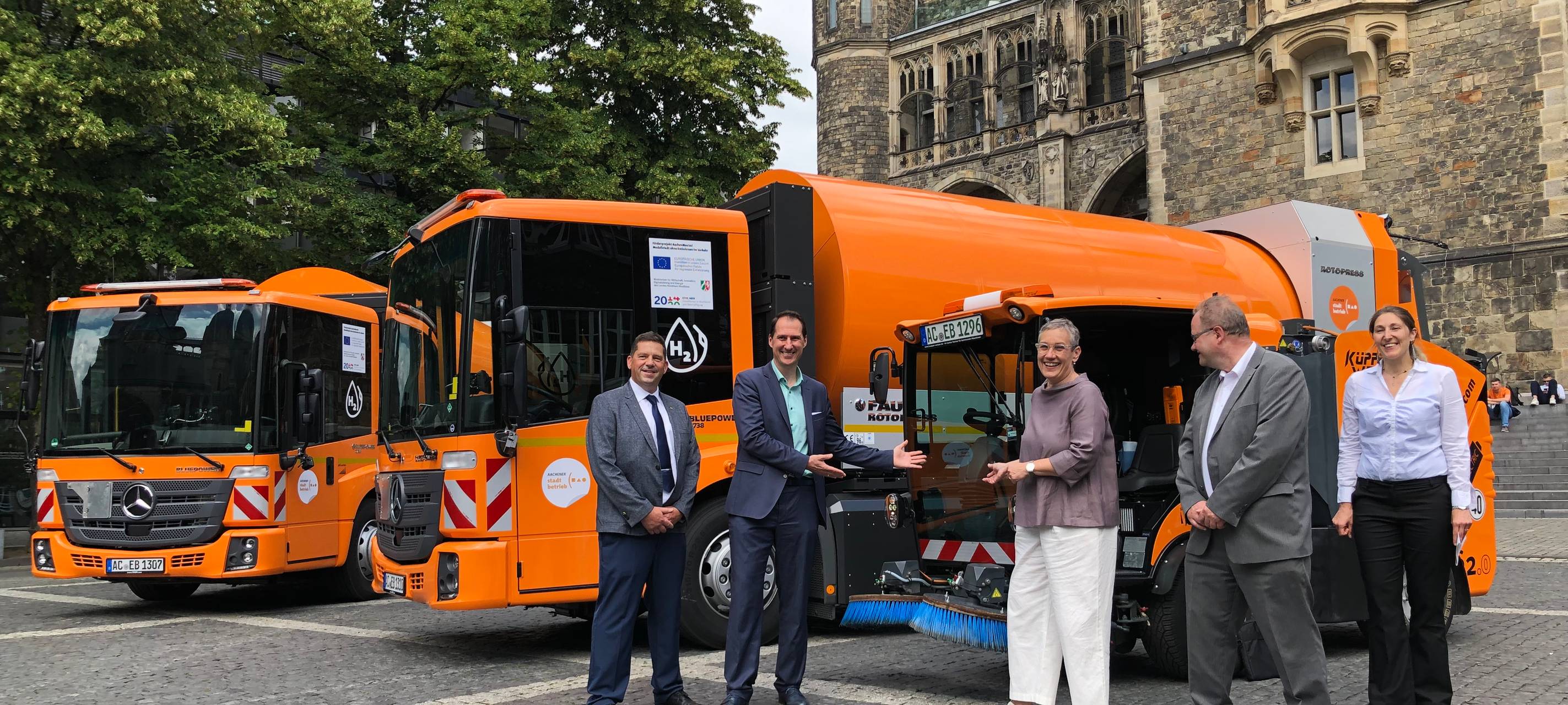 Müllabfuhr fährt jetzt mit Wasserstoff