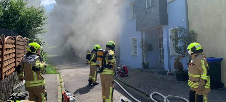 Frau schwer verletzt bei Kellerbrand in Stolberg