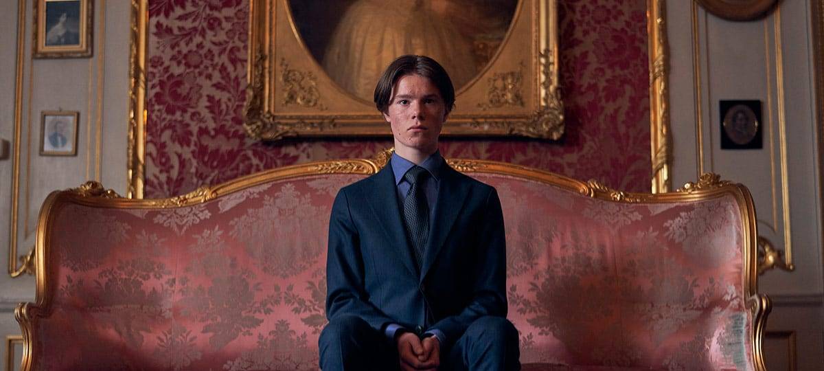 Prinz Wilhelm auf der Couch.