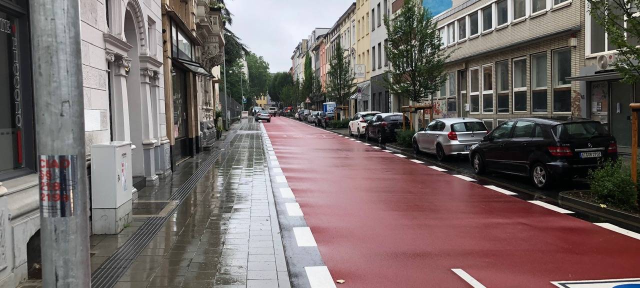 Fahrradstraße auf der Lothringerstraße eröffnet