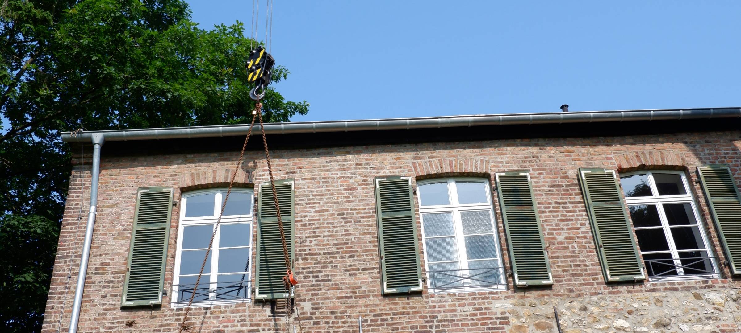 Neues Mühlrad für die Welsche Mühle in Haaren