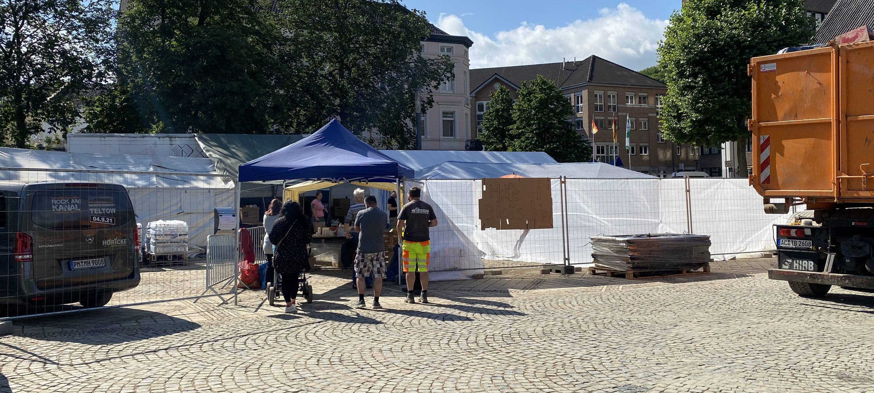 Die Lage nach dem Hochwasser - Montag, 26.7.21