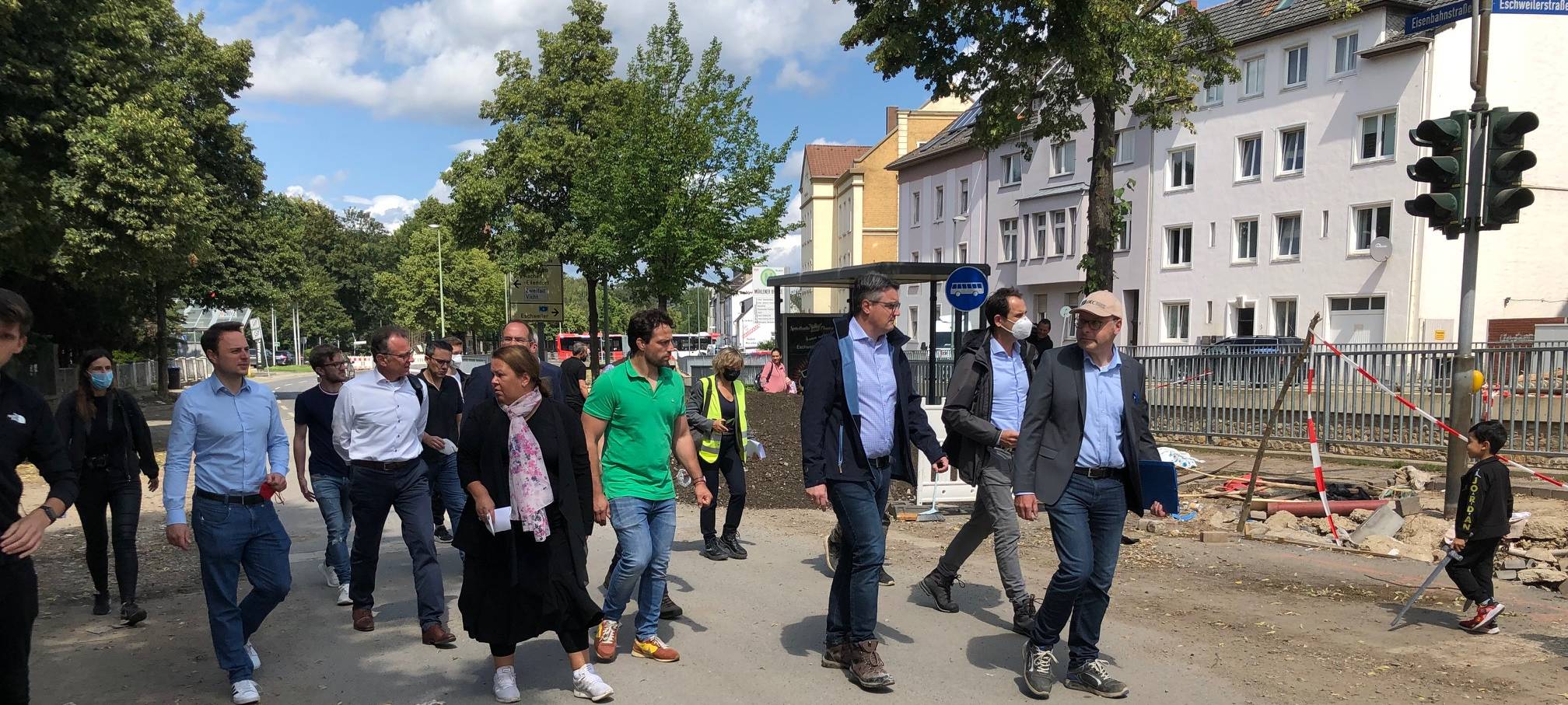 NRW-Umweltministerin in Stolberg