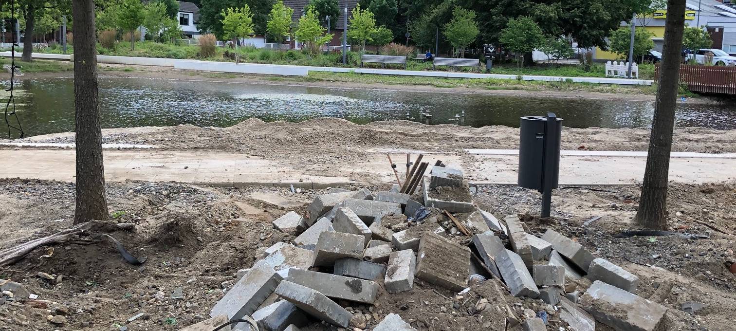 Die Lage nach dem Hochwasser - Montag, 02.08.2021