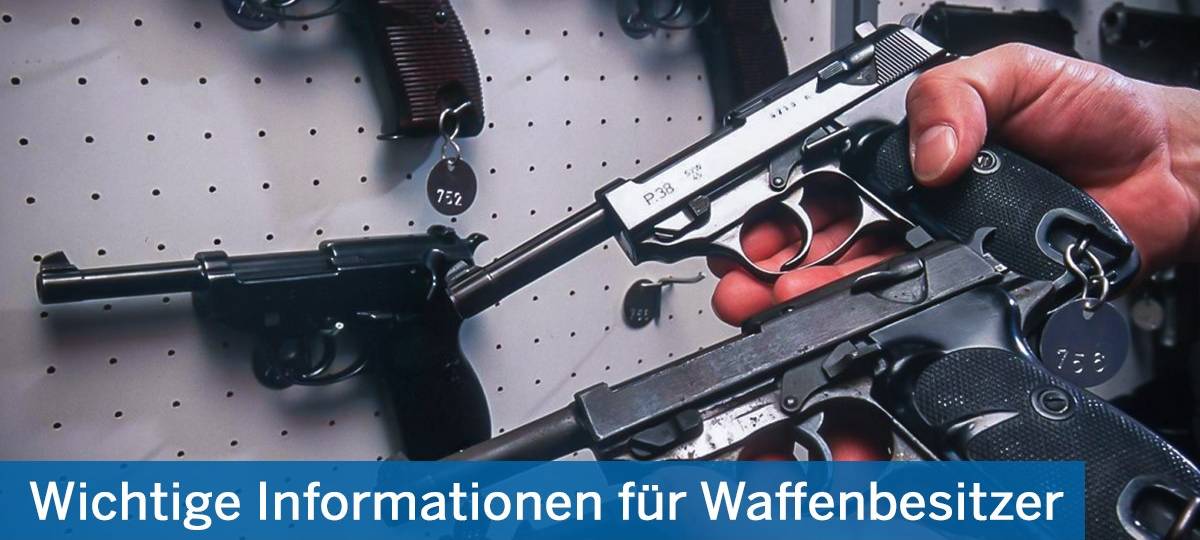 Waffen-Übergangsfrist endet am 1.9.