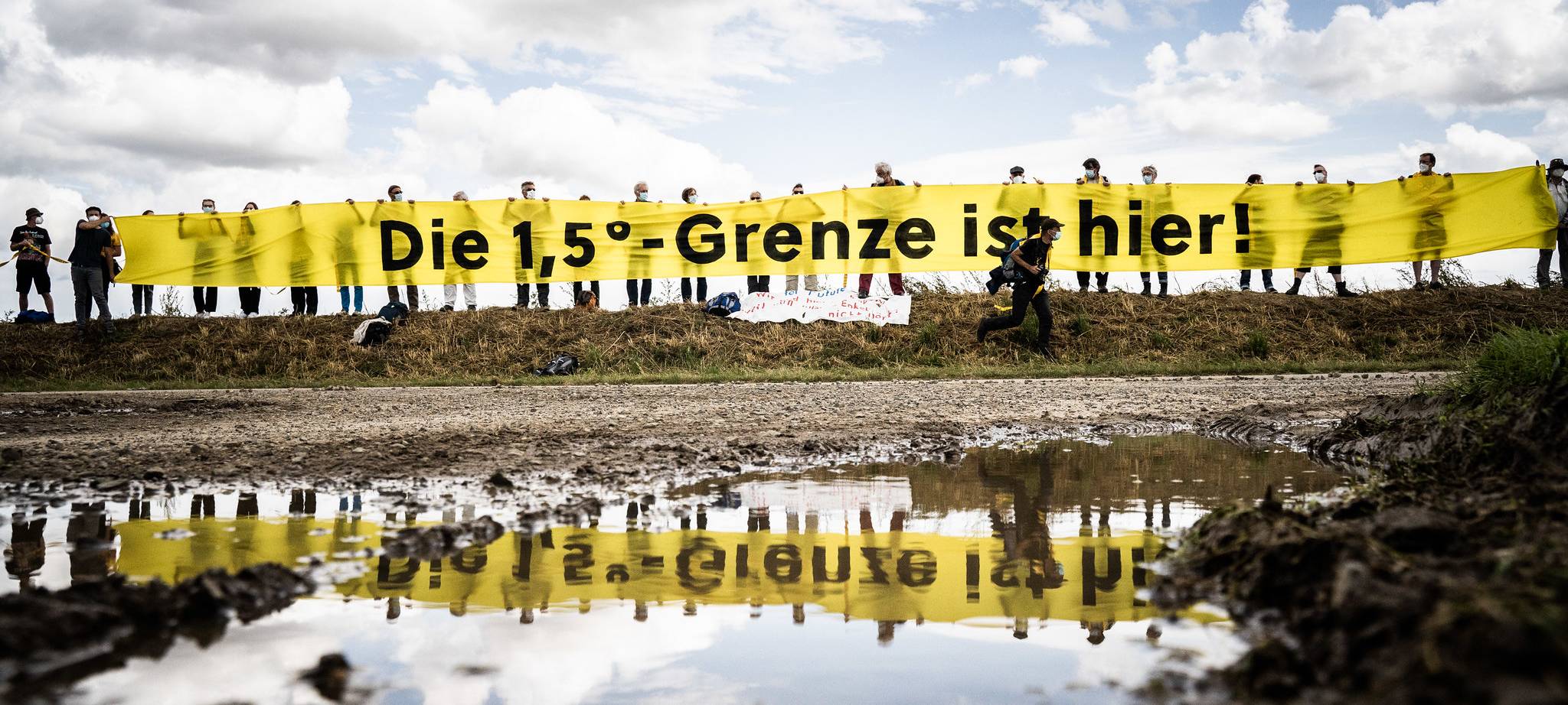 Menschenkette gegen Kohle