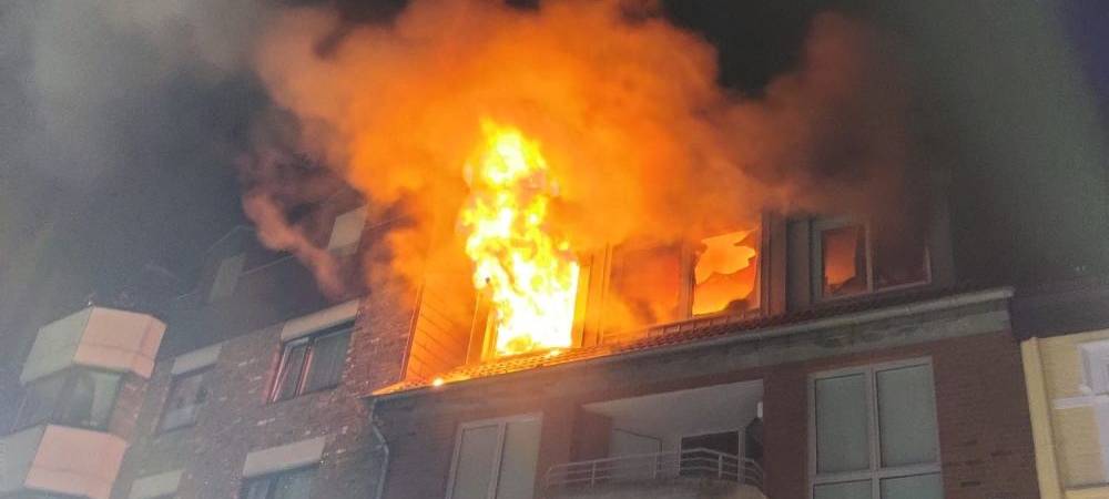 Dachgeschoss in Eschweiler ausgebrannt