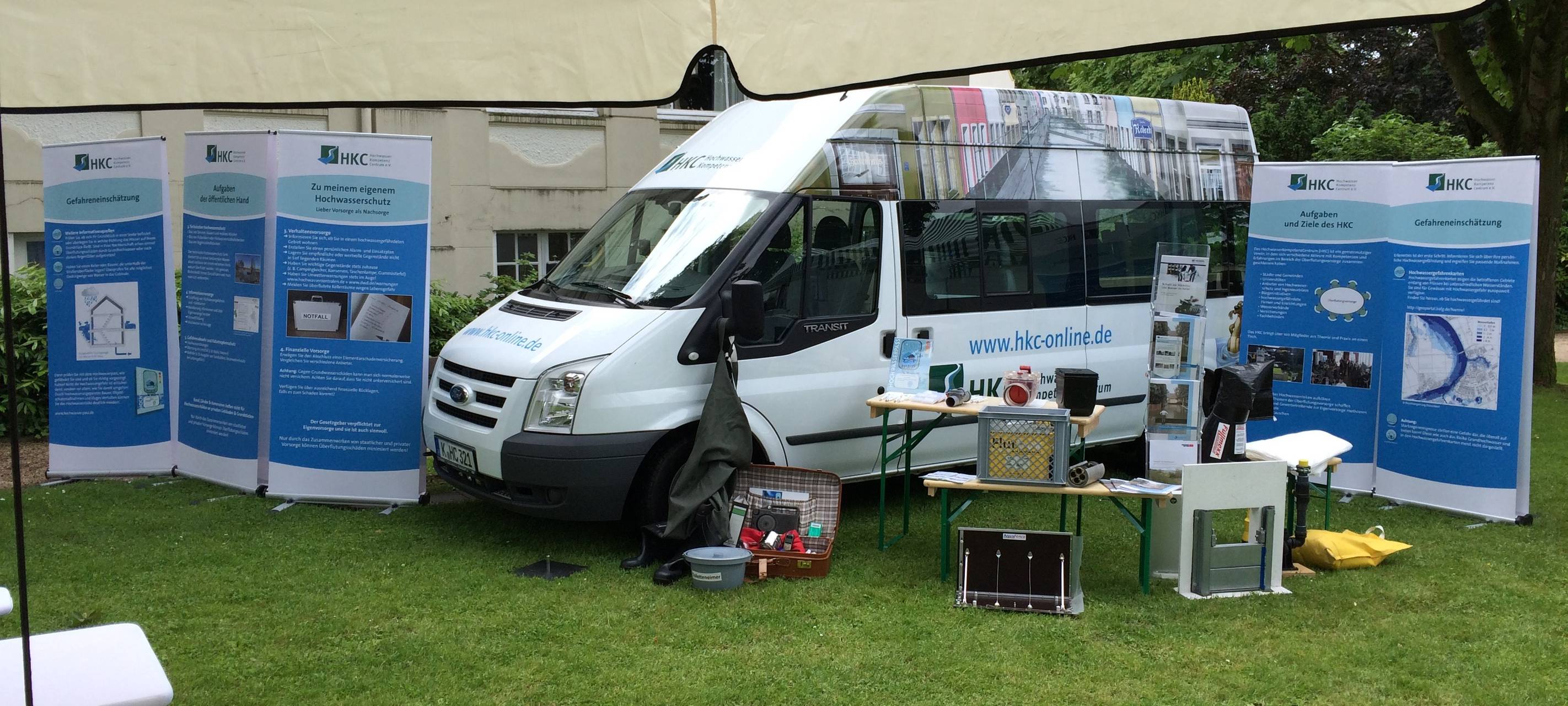 Hochwasserschutz-Beratung mit Experten