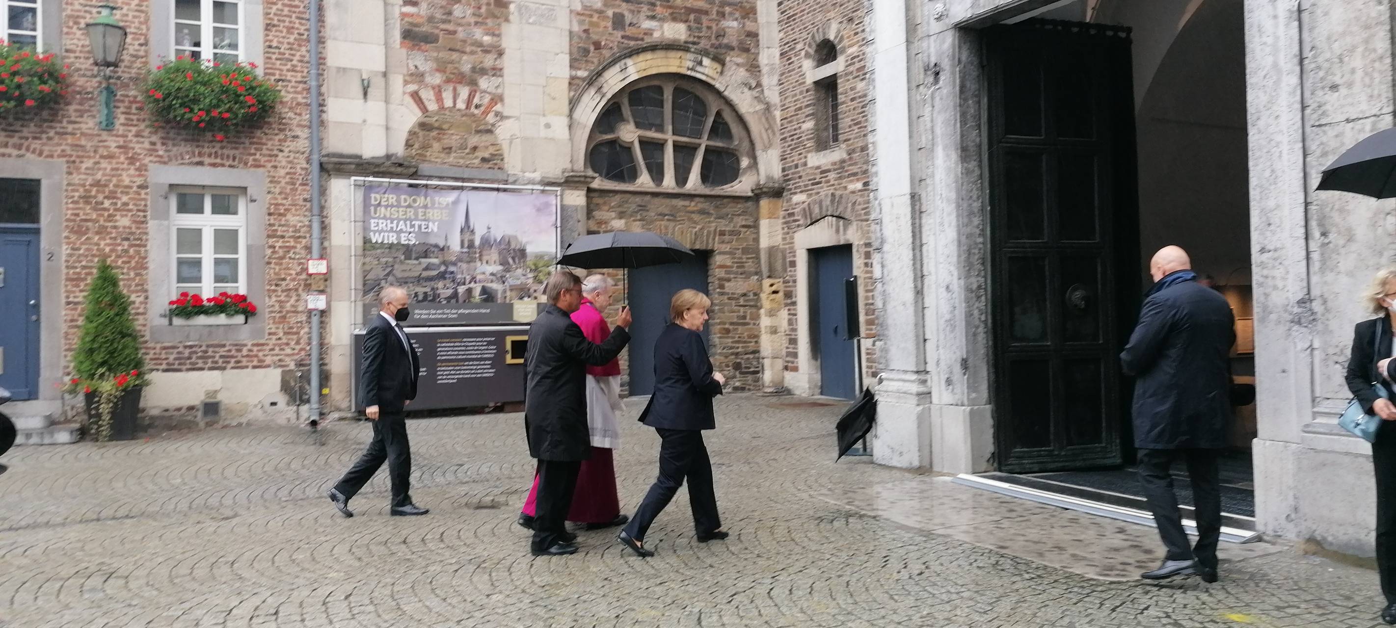 Steinmeier, Merkel & Co. in Aachen