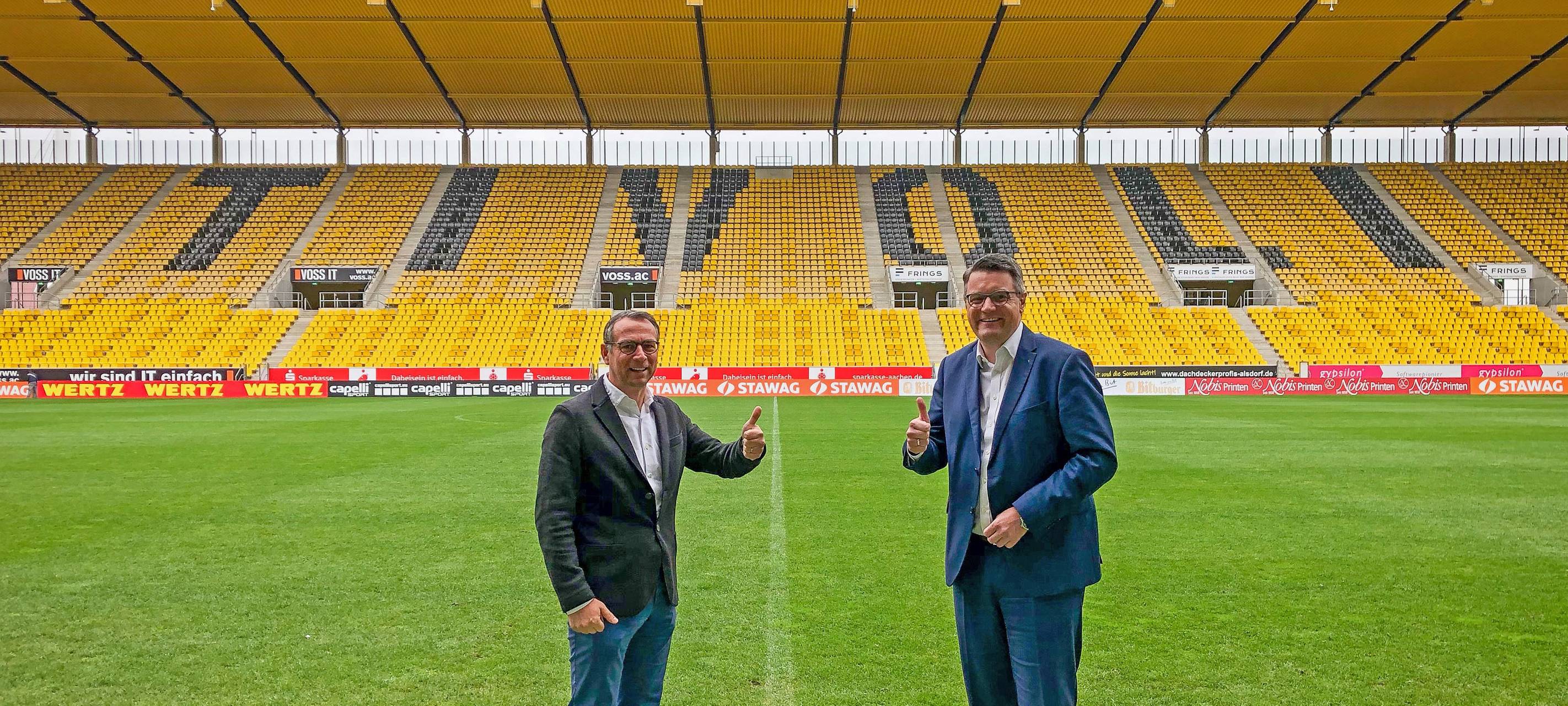 Alemannia und StädteRegion verlängern Kooperation