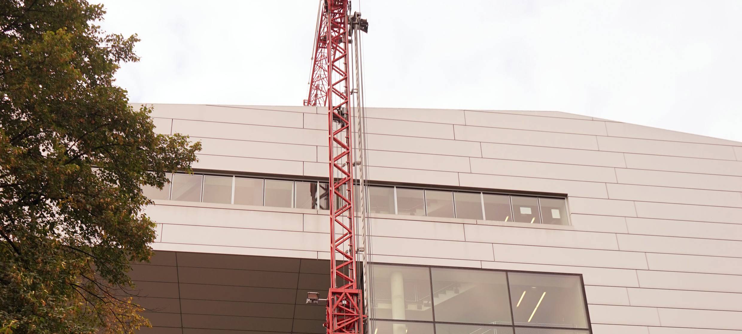 Größter mobiler Kran am Templergraben