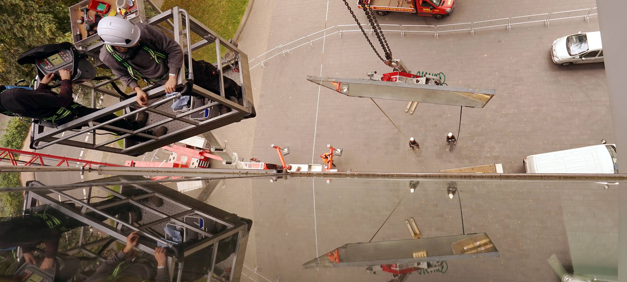 Größter mobiler Kran am Templergraben