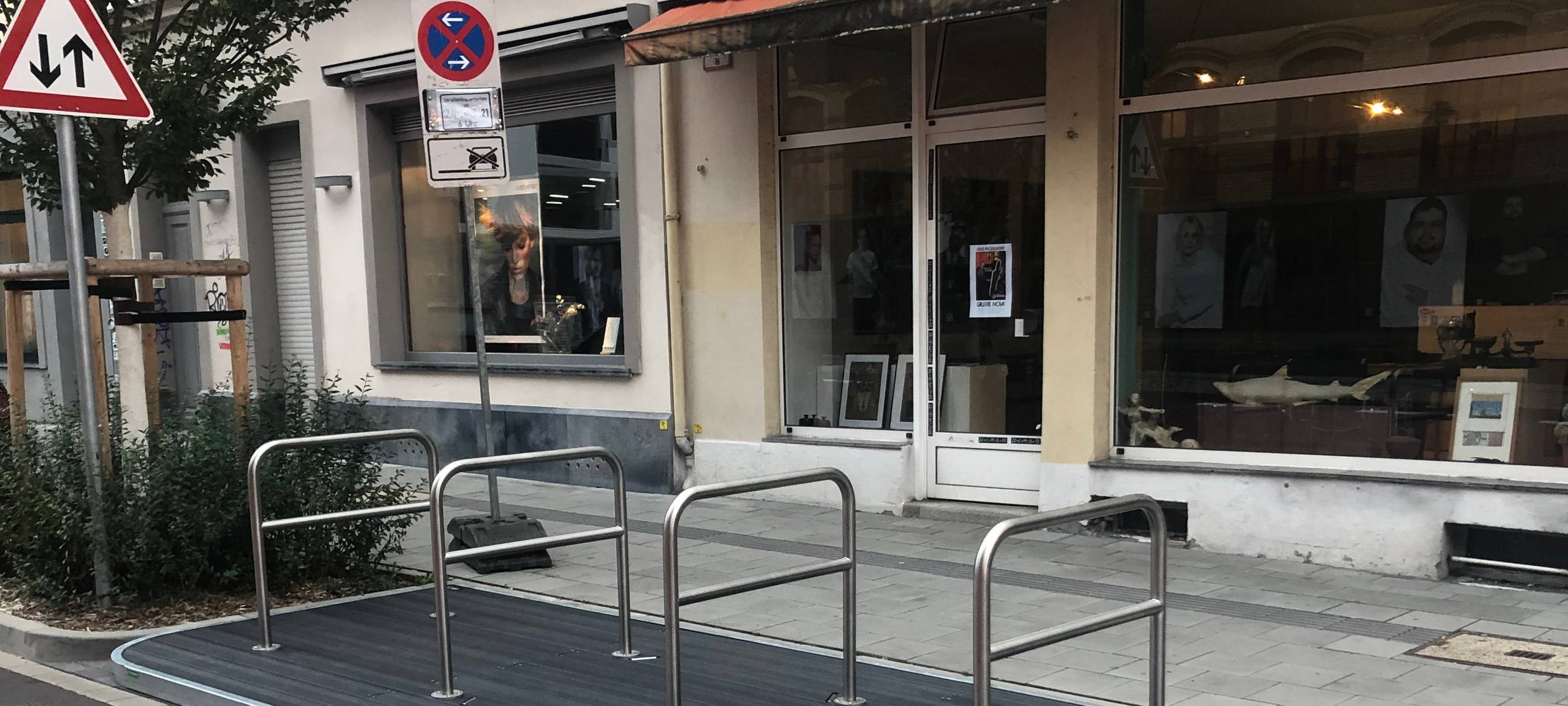 Erste Fahrradflunder in Aachen