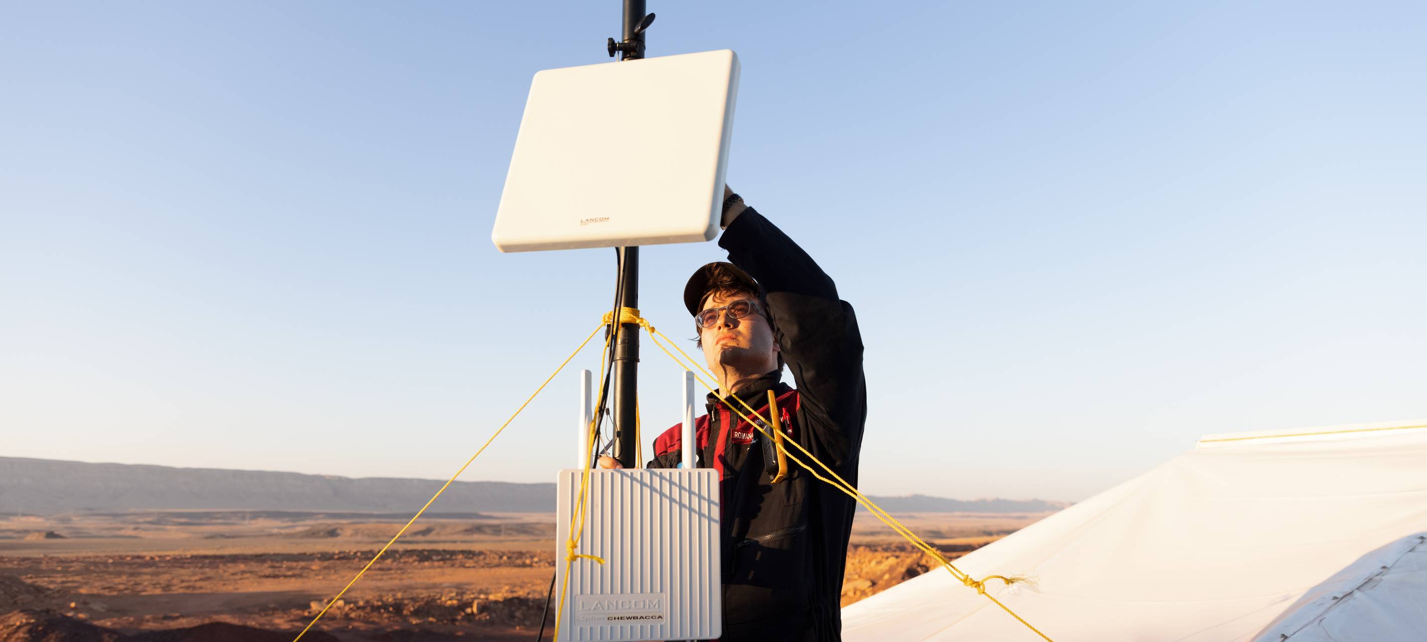 LANCOM wieder bei Mars-Mission