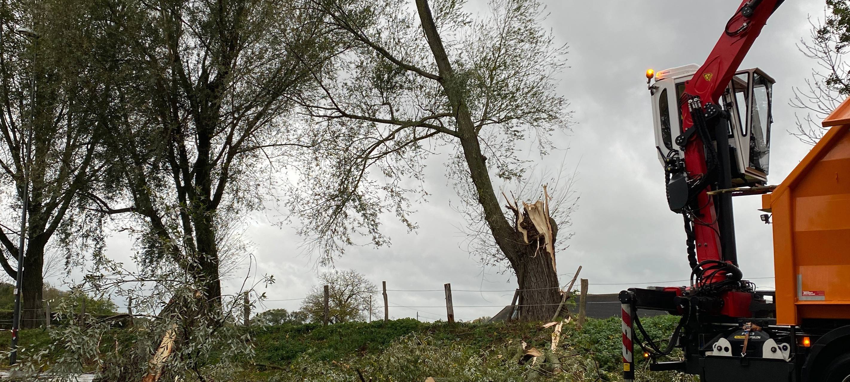 Nur kleinere Sturmschäden bei uns