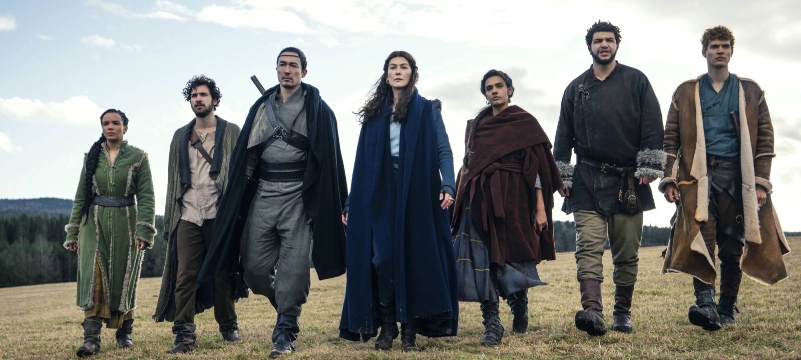 Die Magierin mit ihren Soldaten.