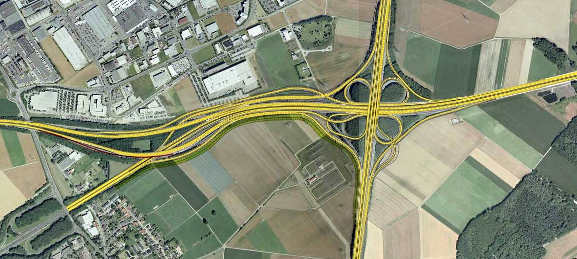 Umgebautes Aachener Kreuz feierlich eröffnet