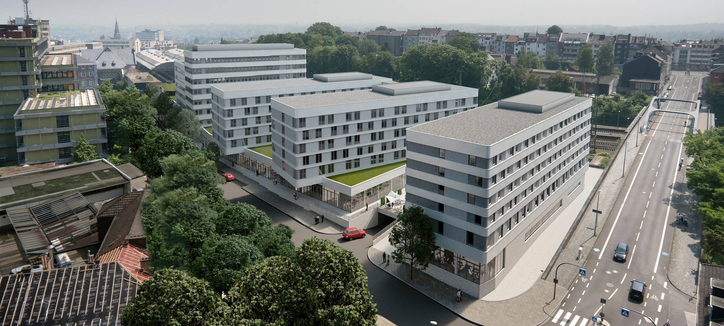 BlueGate-Rohbau ist fertig