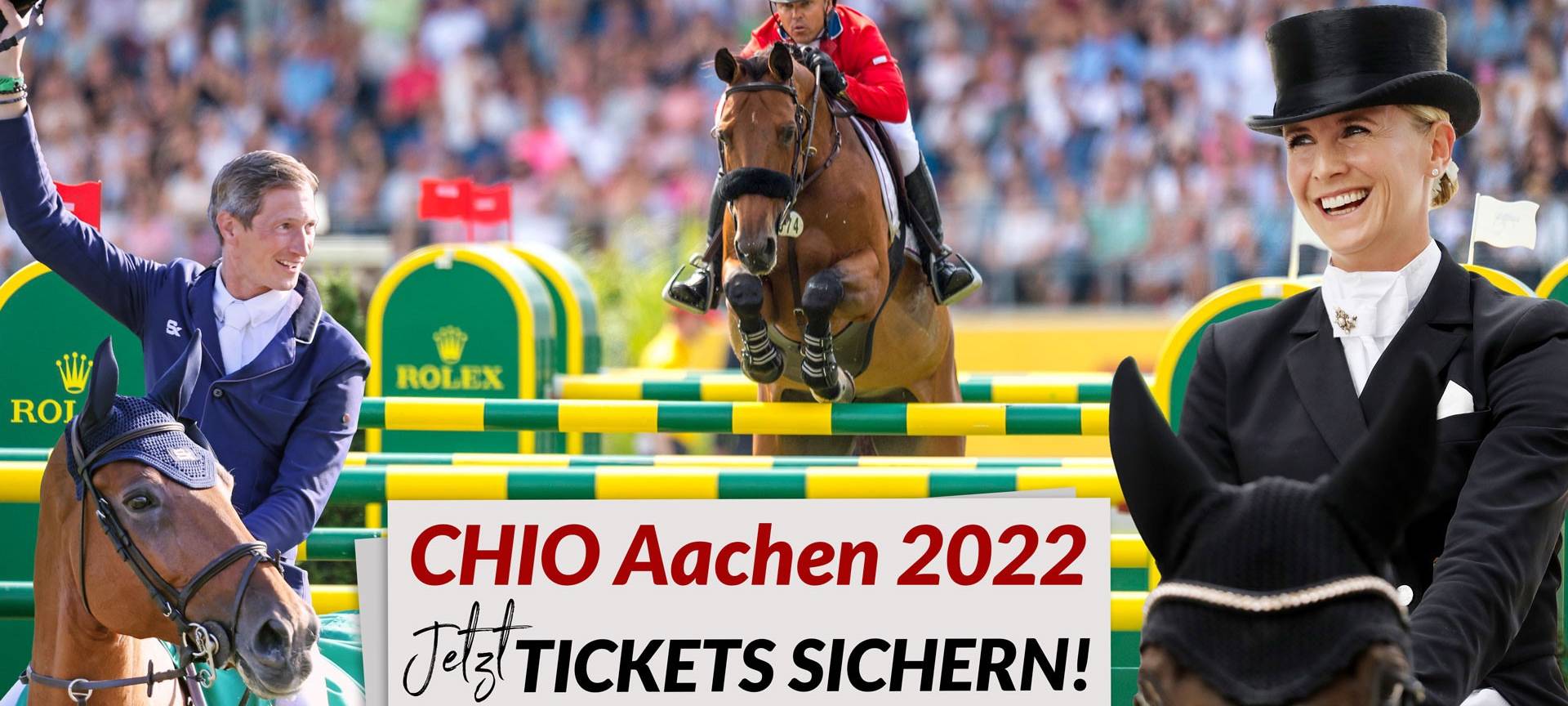 CHIO-Eröffnung: Pferd gegen Mensch und Abschied "Bella Rose"