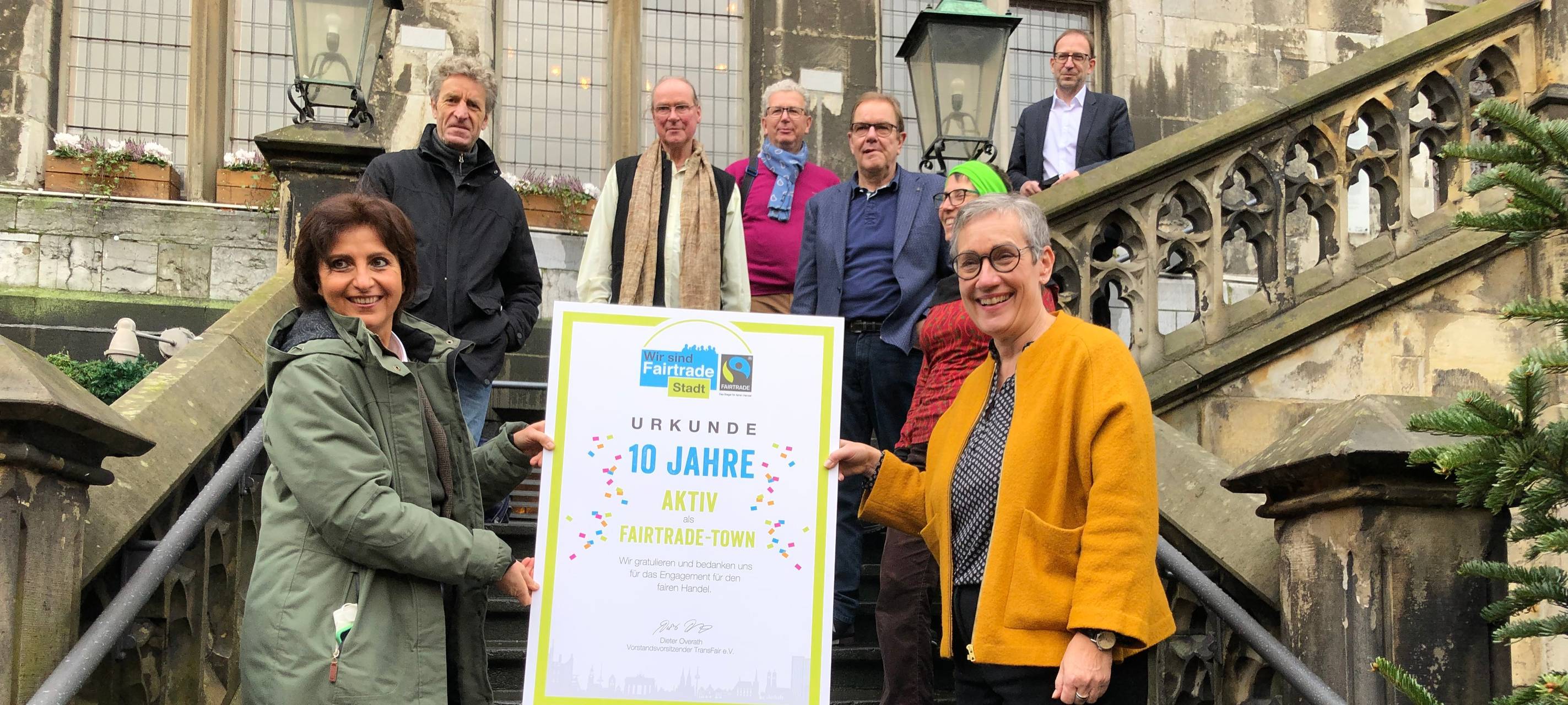 Aachen seit zehn Jahre Fair-Trade Stadt