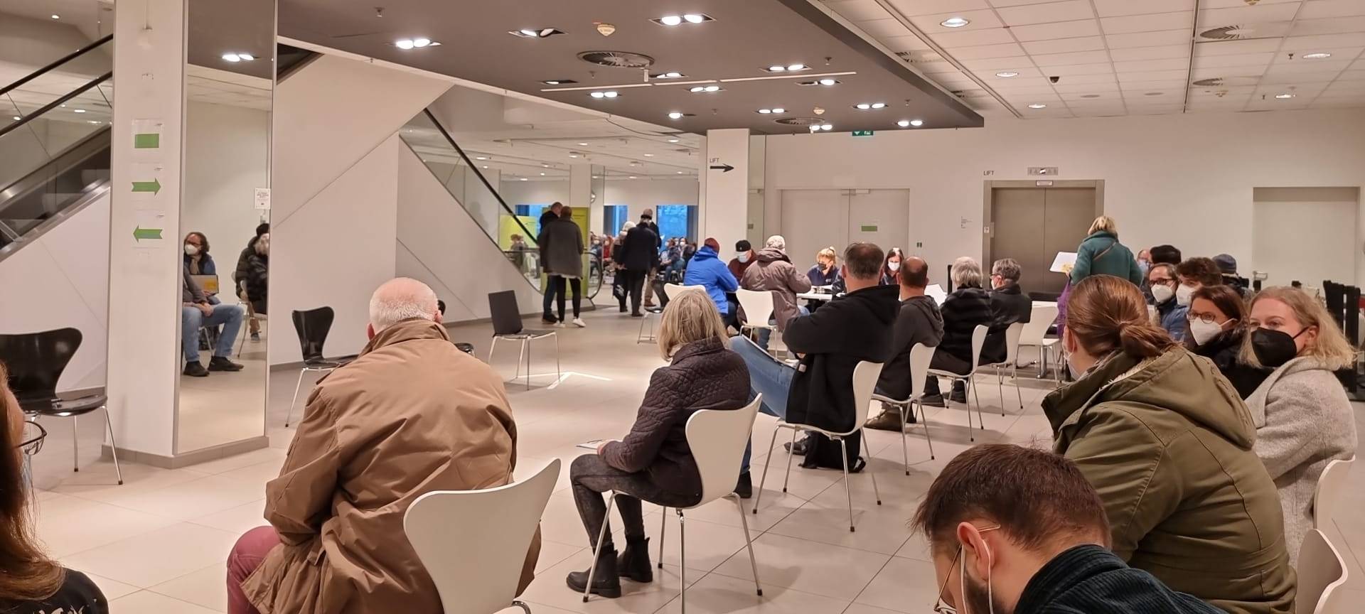 Impfmarathon in den Aachen Arkaden