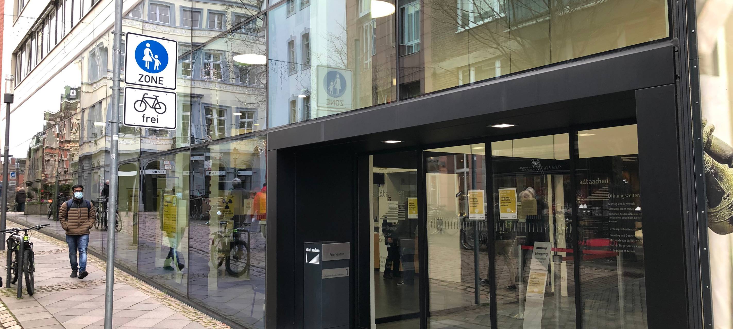 Wartezeit beim Bürgerservice in Aachen