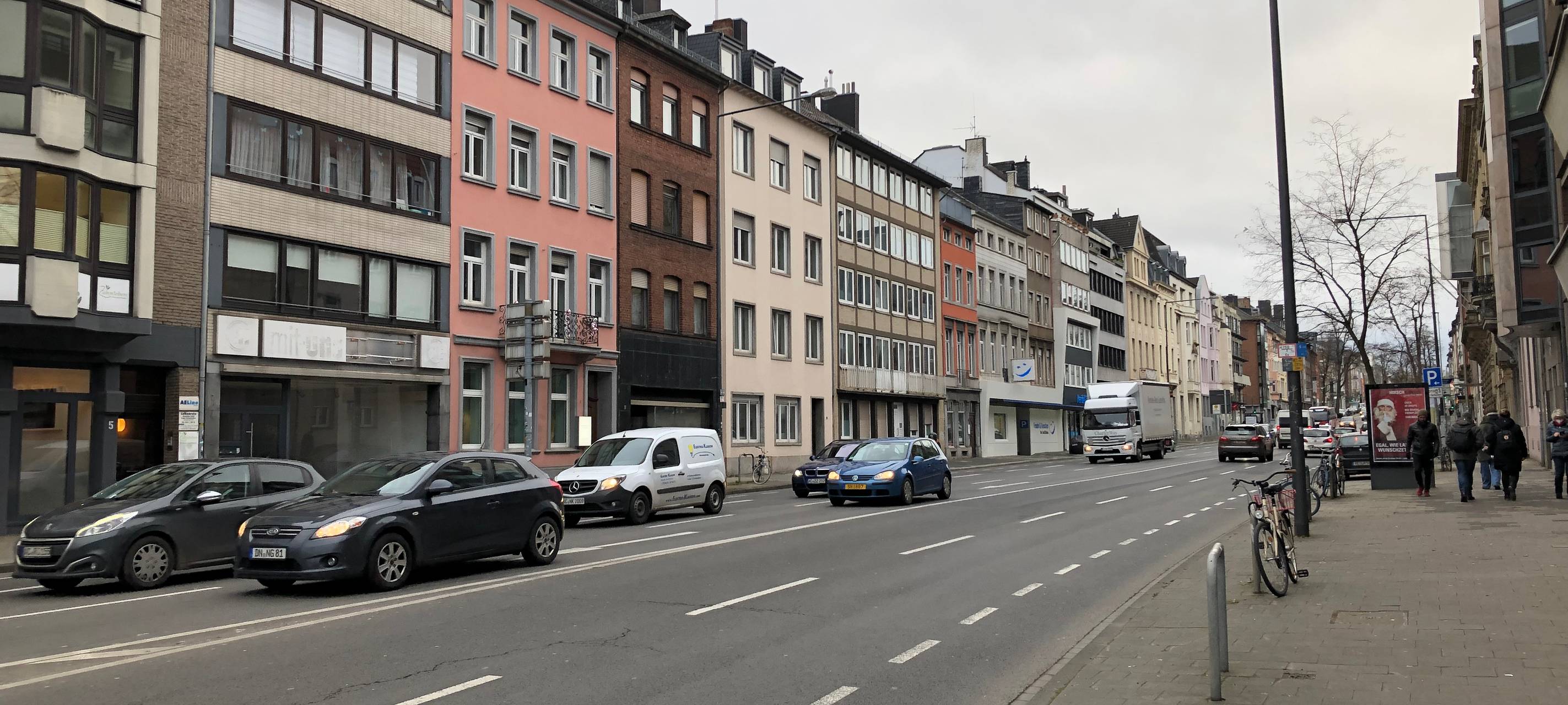 Wasserschaden an der Wilhelmstraße in Aachen