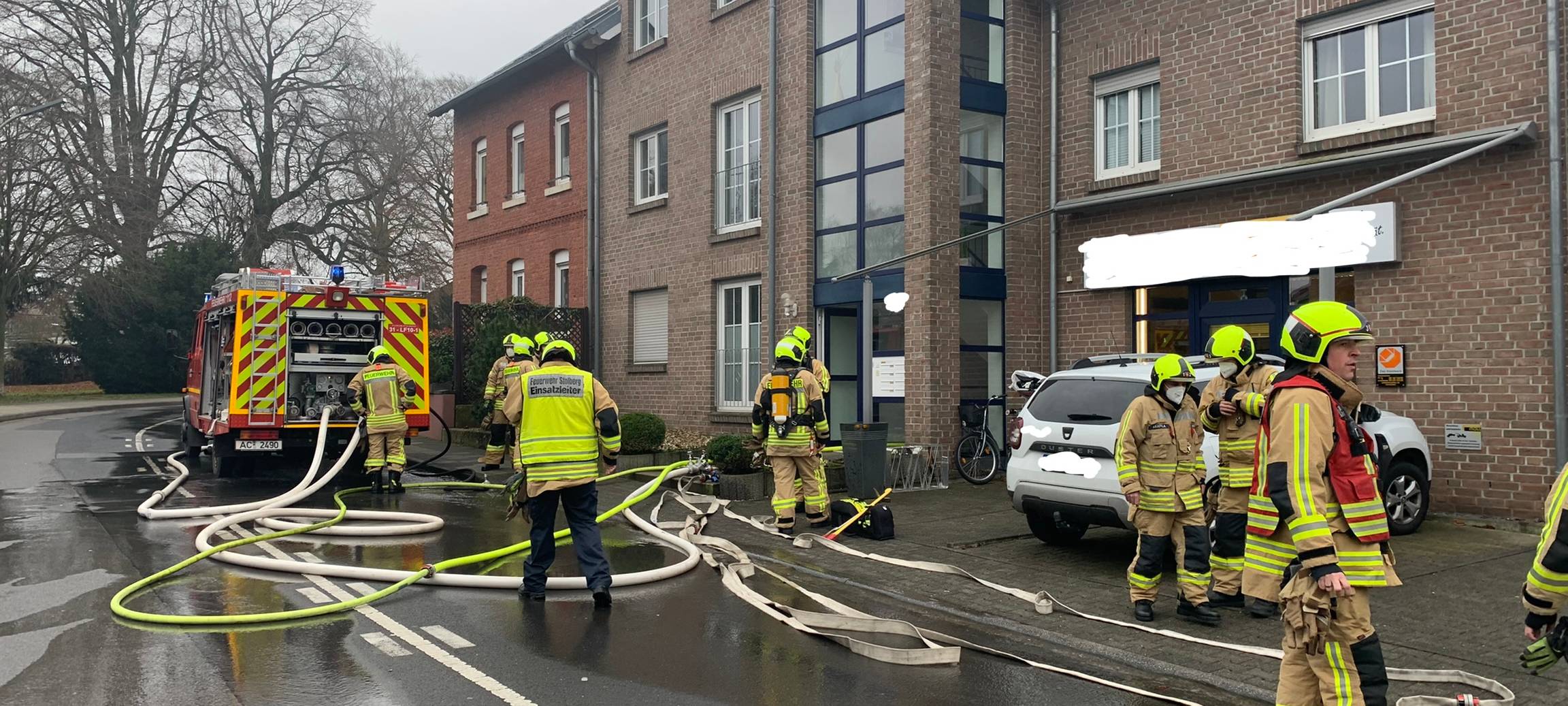 Kellerbrand in Breinig: Ein Verletzter
