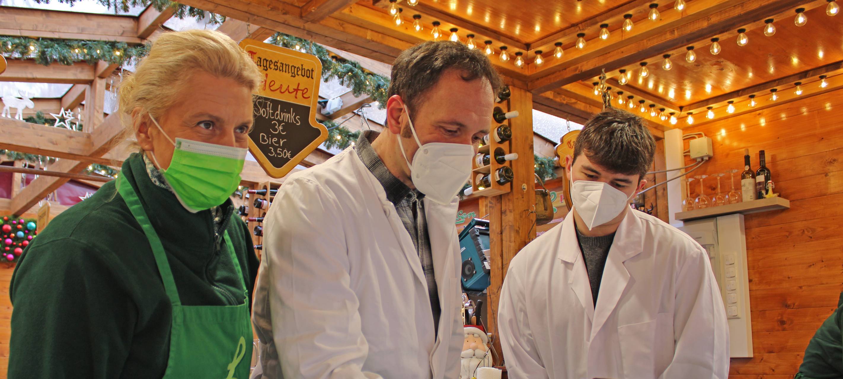 Keine Mängel bei Essen und Getränken auf dem Weihnachtsmarkt