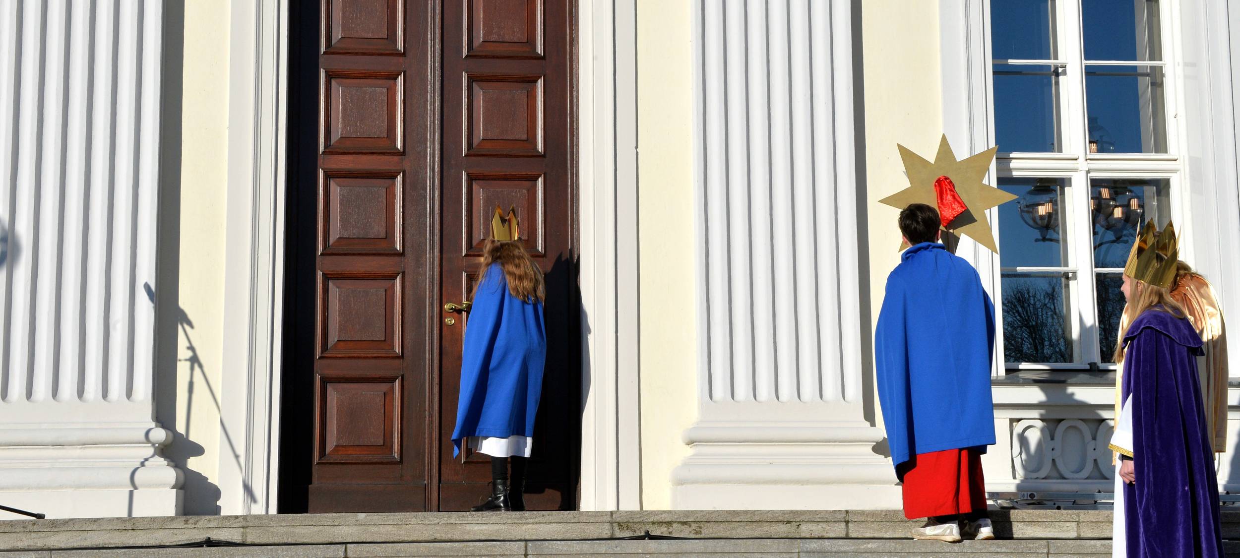 Sternsinger bei Bundespräsident Steinmeier