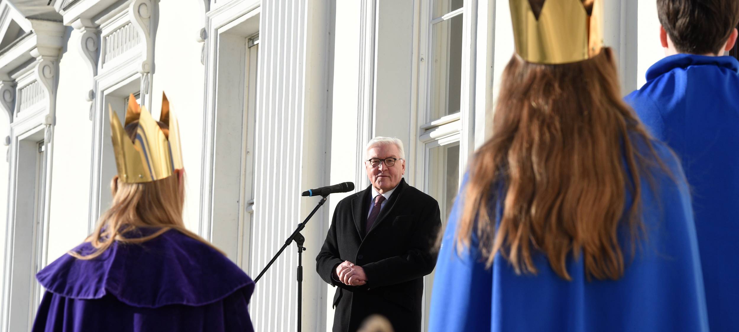 Sternsinger bei Bundespräsident Steinmeier