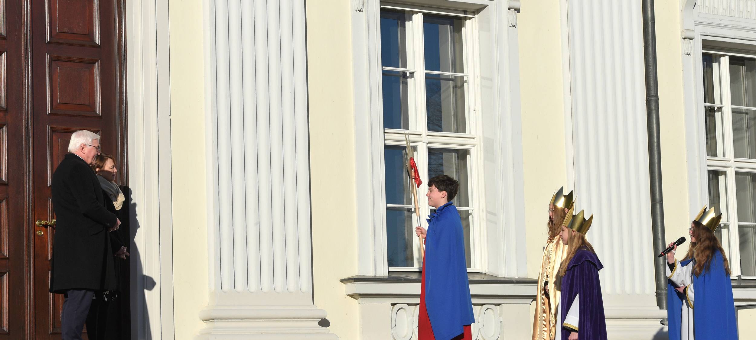 Sternsinger bei Bundespräsident Steinmeier