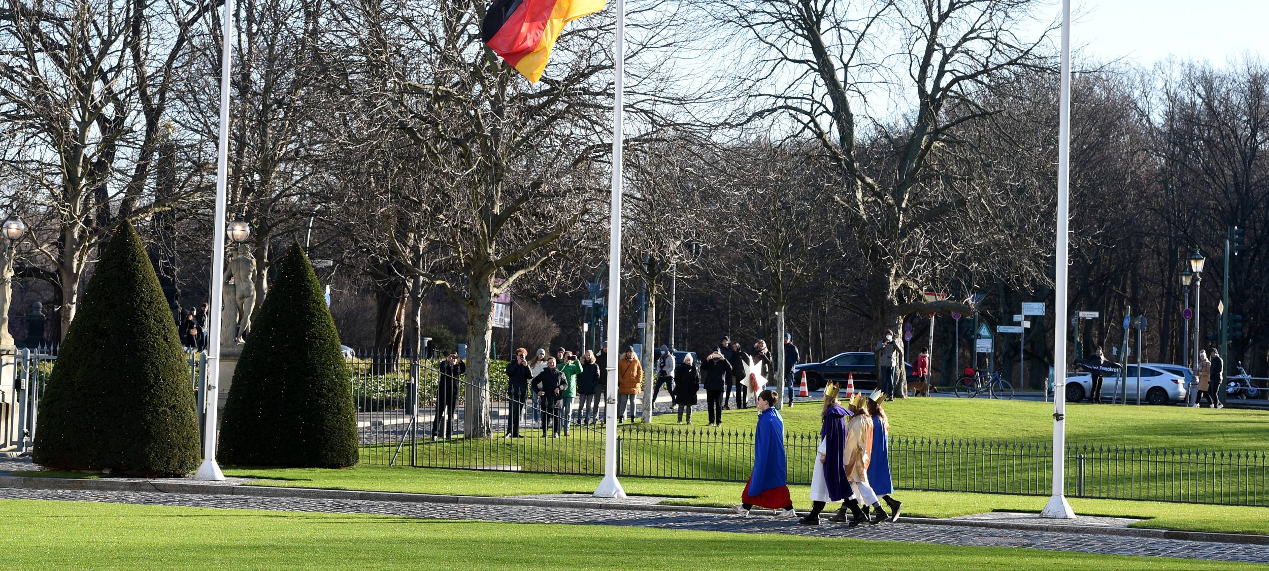 Sternsinger bei Bundespräsident Steinmeier