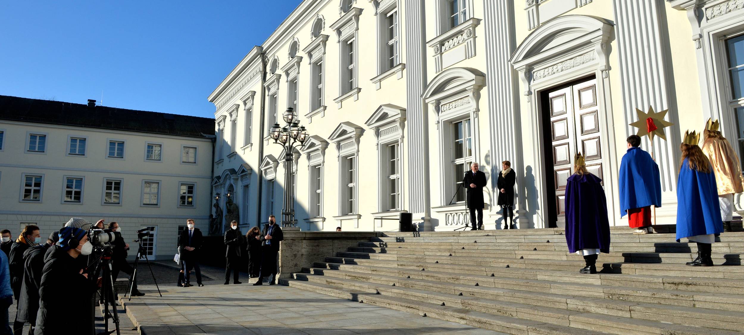 Sternsinger bei Bundespräsident Steinmeier