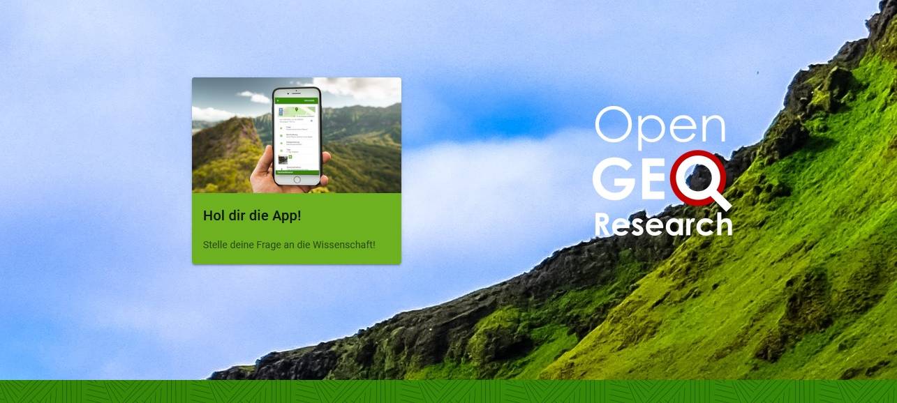 App zum Austausch zwischen Wissenschaft und Bevölkerung