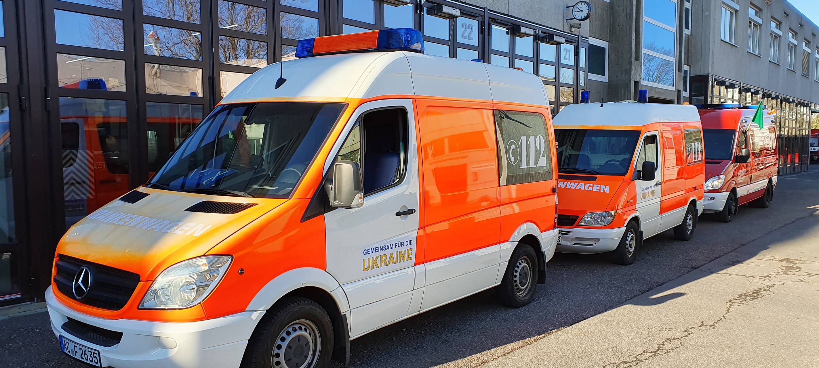Besondere Spende: Feuerwehr-Konvoi Richtung Ukraine