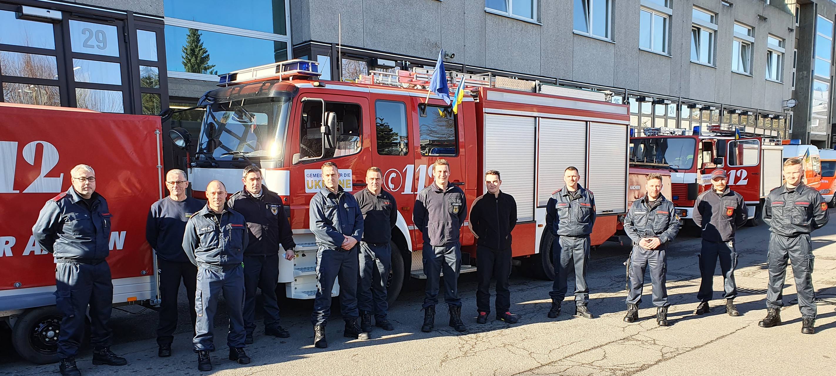 Besondere Spende: Feuerwehr-Konvoi Richtung Ukraine
