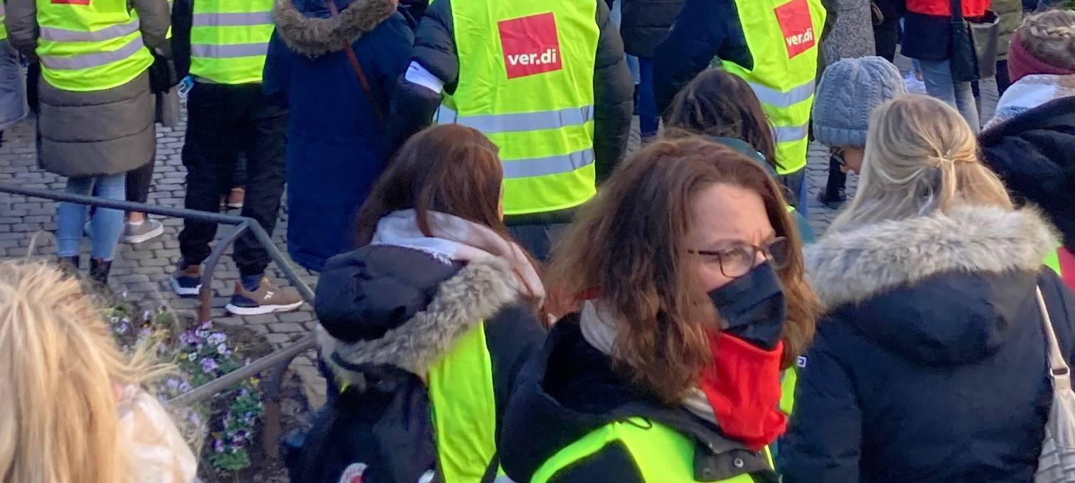 Rund 1.150 Warnstreikende in kommunalen Kitas und OGS