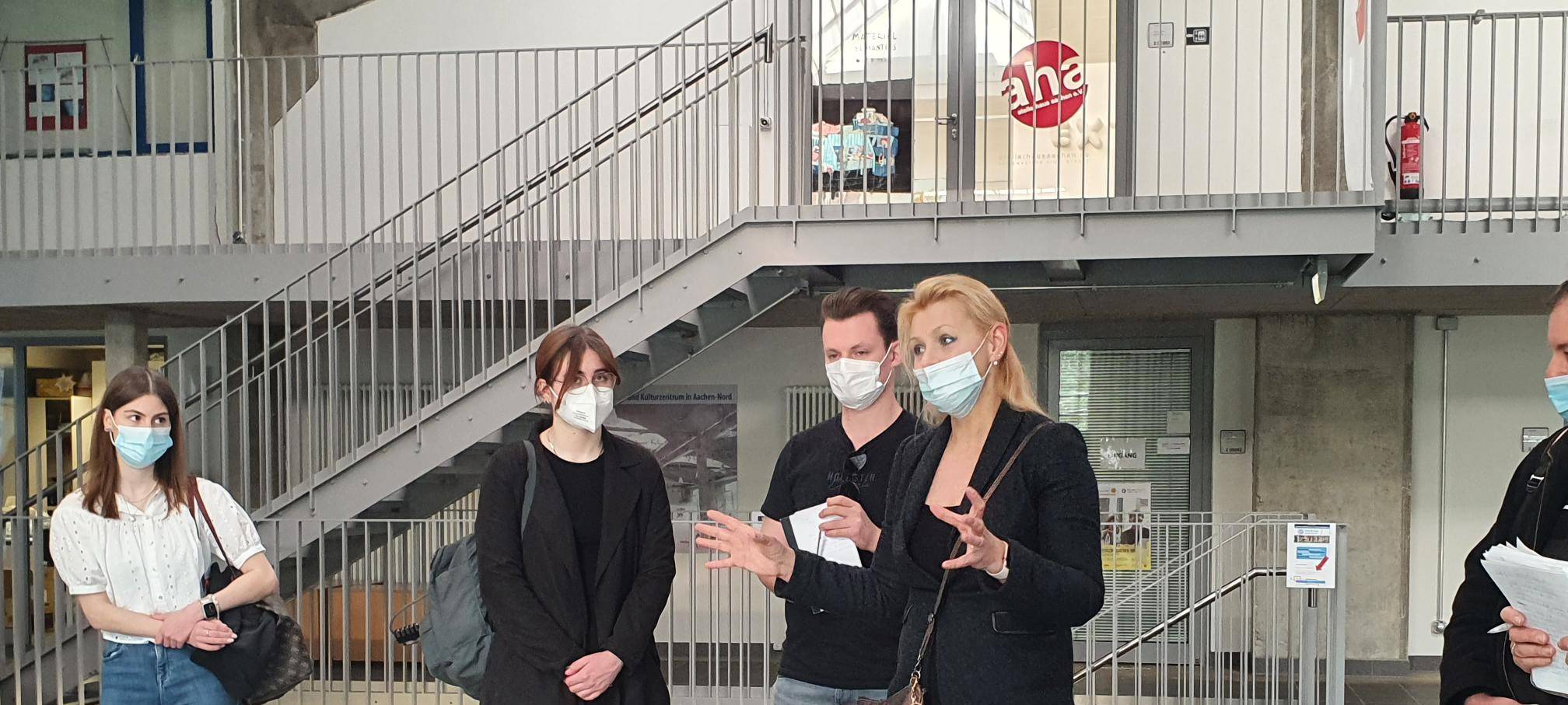 Hilfe für ukrainische Flüchtlinge in Aachen