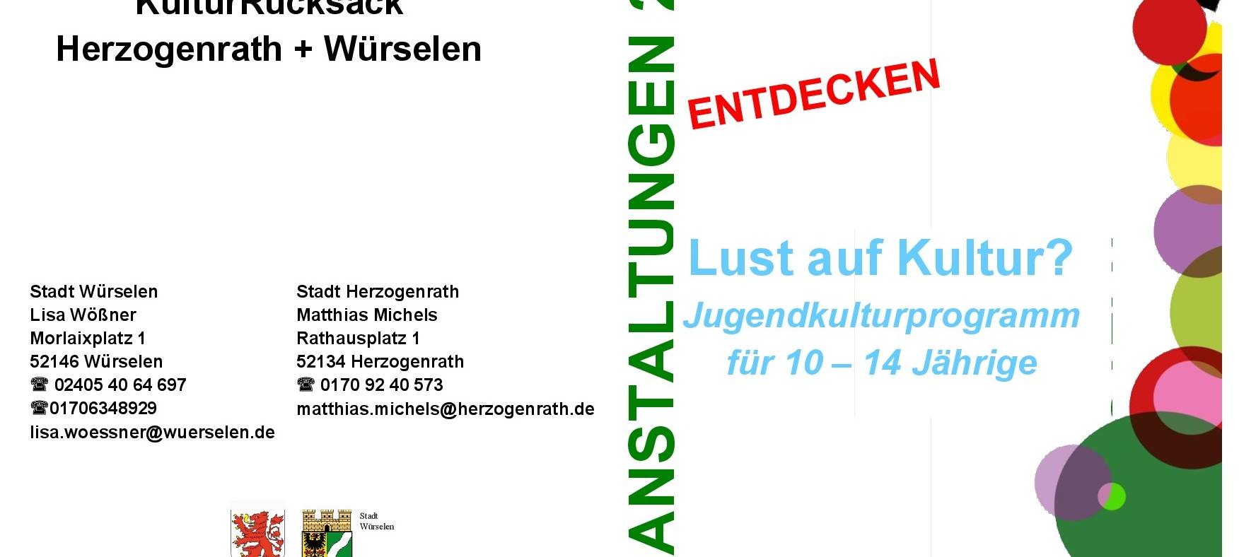 Kulturrucksack ist geschnürt