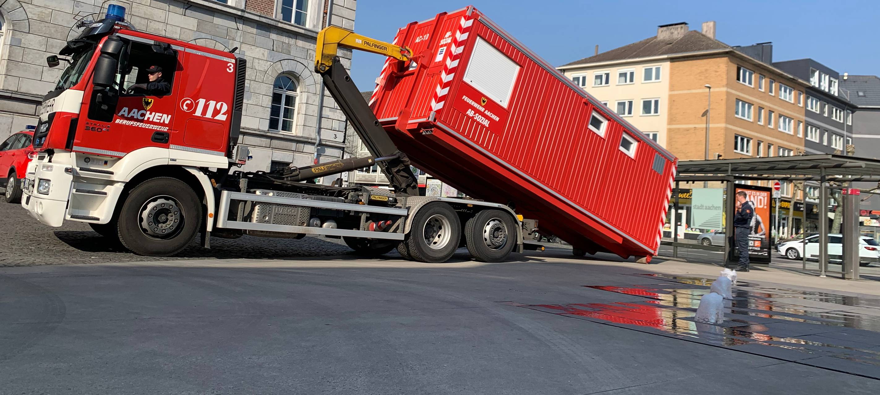 Infopoint für Geflüchtete in Aachen