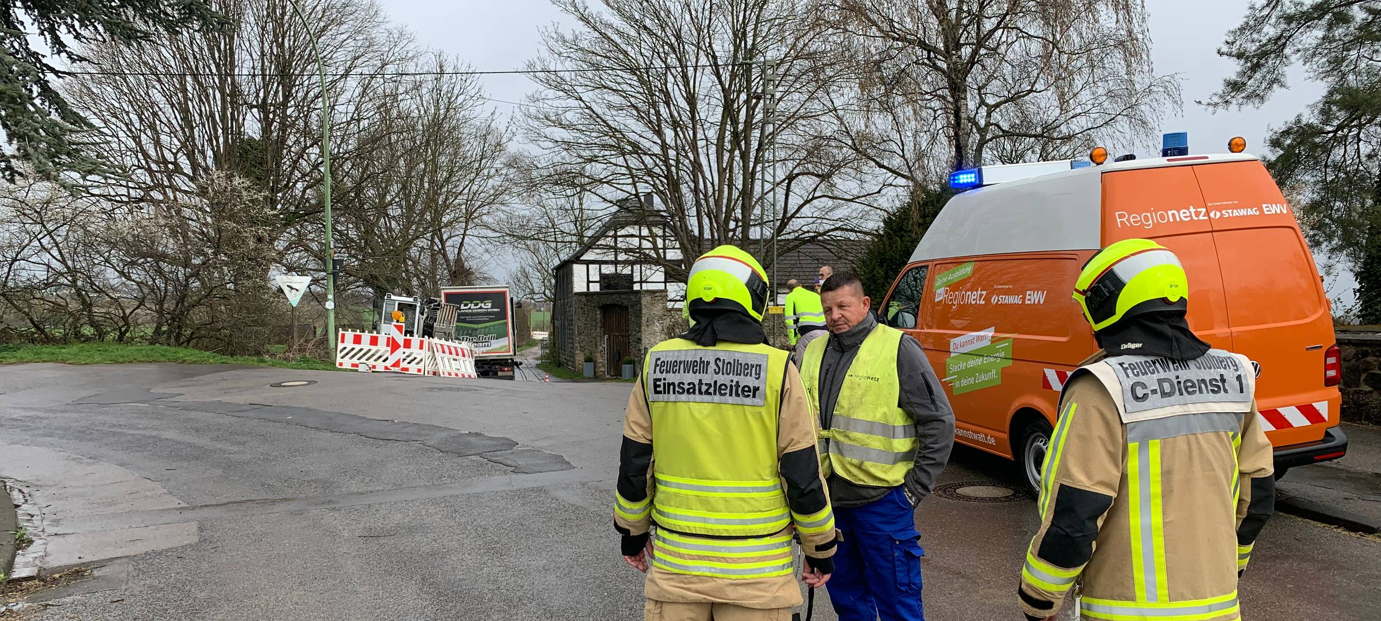Gressenich: Gasleitung beschädigt