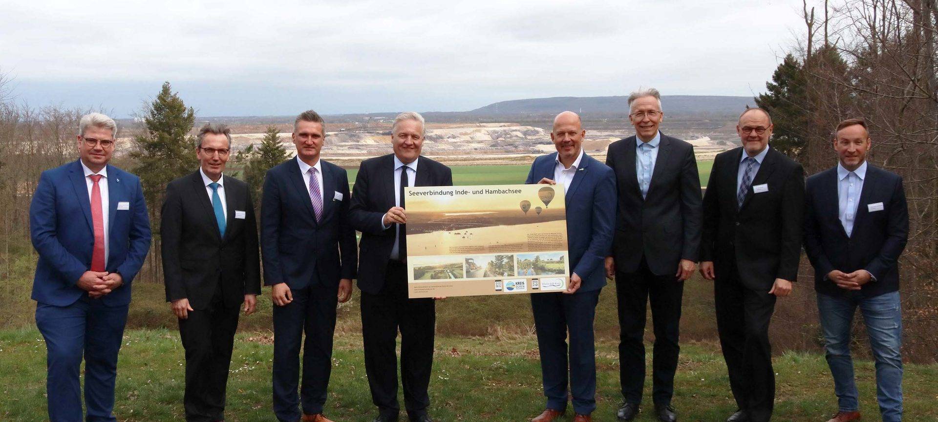 Kanal zwischen Inde- und Hambachsee geplant