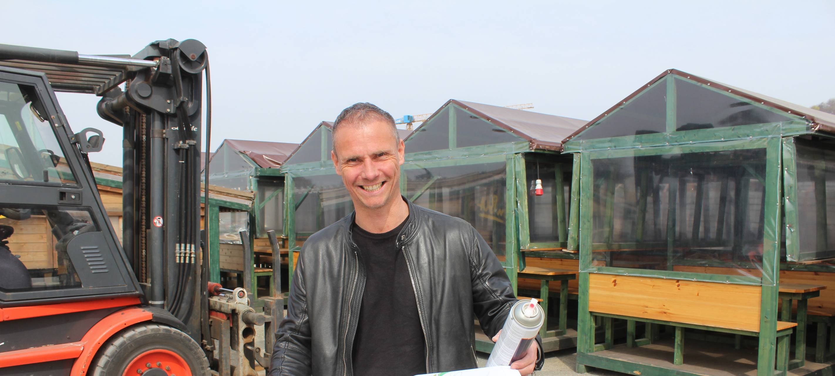 Oster-Bend: Der Aufbau läuft