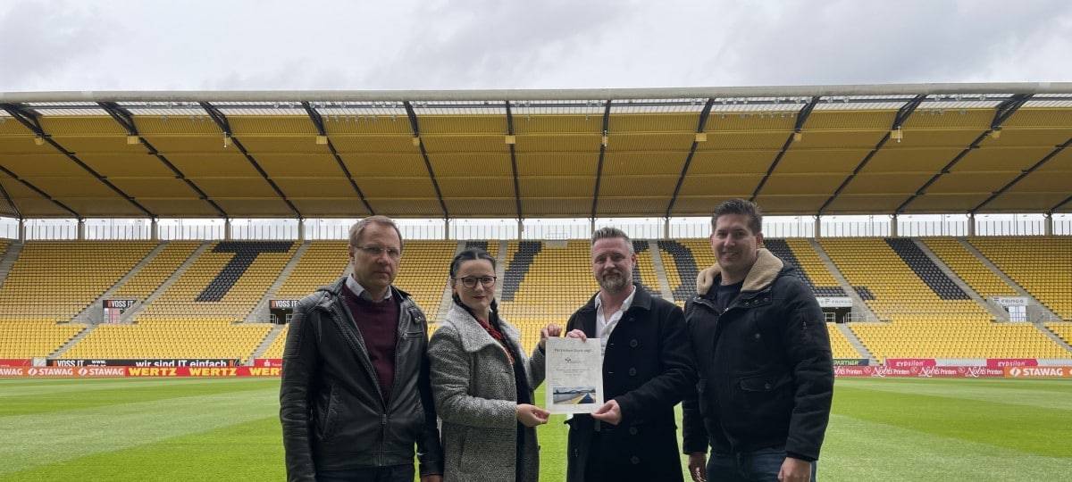 "Schwarz-Gelb für Blau-Gelb": Alemannia spendet für Ukrainer