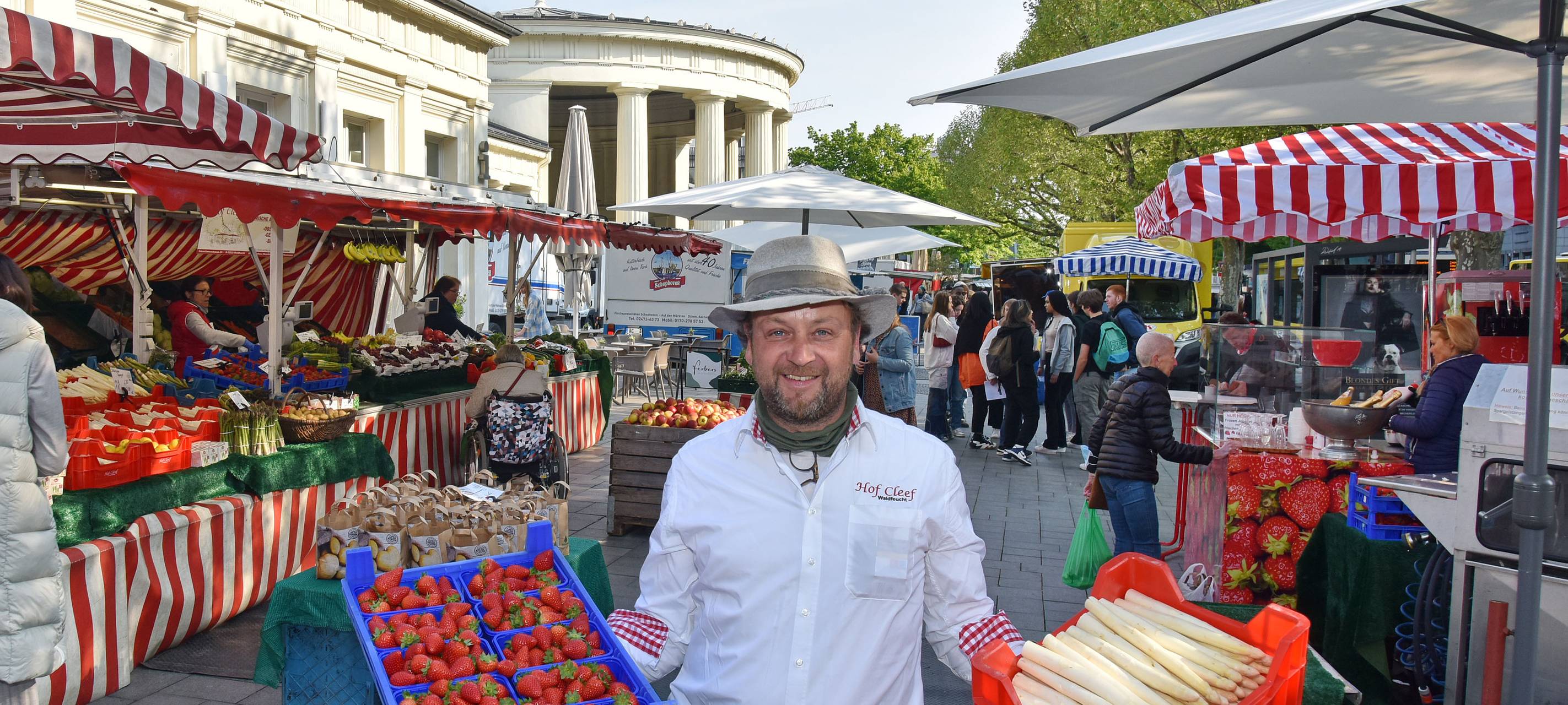 Aachen: Donnerstagsmarkt soll auch an den Elisenbrunnen